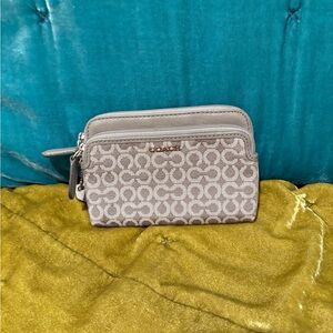 Grey Small Coach Wallet